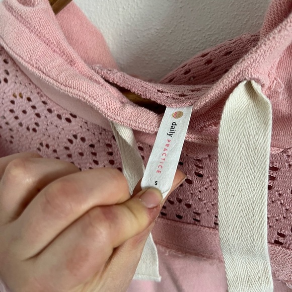 Daily Practice by Anthropologie Robyn Crochet Hoodie, size S - Picture 6 of 6
